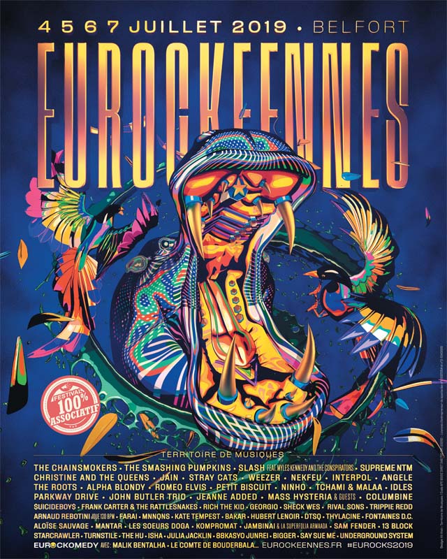 EUROCKEENNES DE BELFORT : L’affiche complète de 2019  …