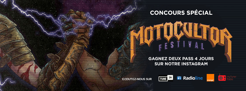 CONCOURS : 2 PASS pour le Motocultor Festival Open Air 2019  …