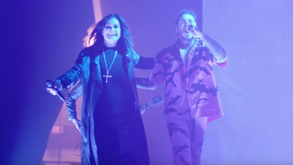 OZZY OSBOURNE / POST MALONE : un vidéo clip live !