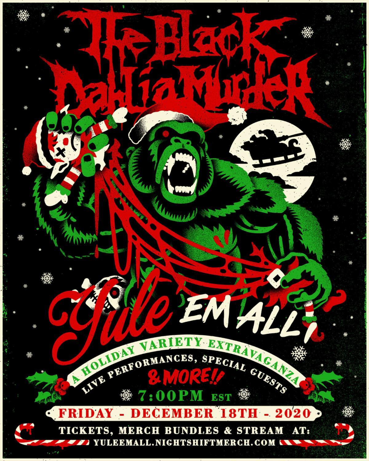 THE BLACK DAHLIA MURDER : un concert en ligne avant Noël !