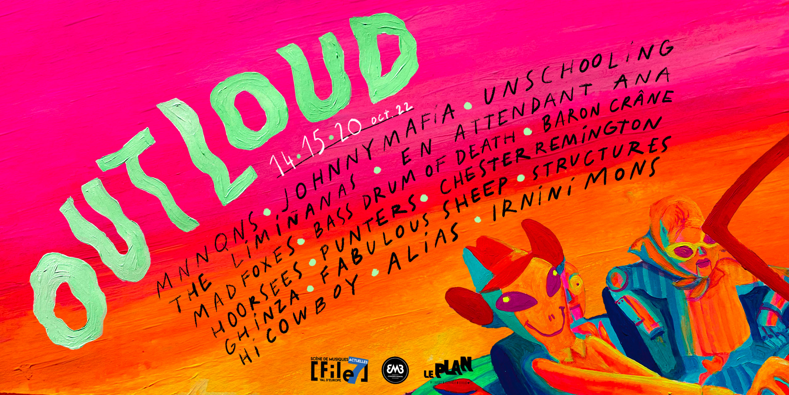 Le Festival Out Loud : 3 jours de concerts dans 3 salles d&r …