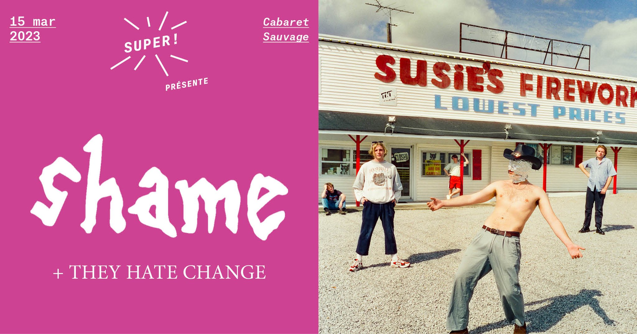 CONCOURS : Gagne tes places pour le concert de SHAME au CABA …